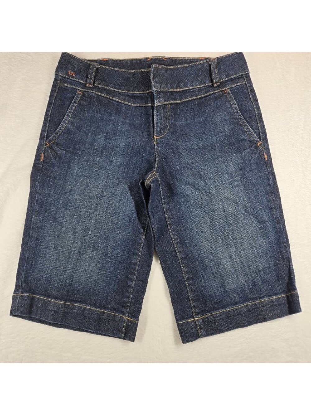 Tommy Hilfiger Bermuda Shorts, Dark Wash Denim Blue 2009 Ladies Size 6